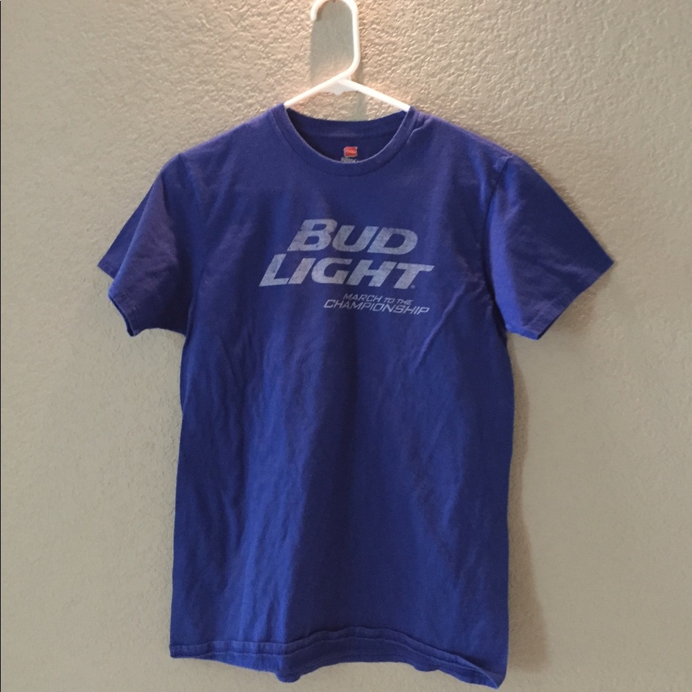 Games bud light shirt.